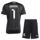 Camiseta Portero Real Madrid Thibaut Courtois 1 Niños 25/26 Negro Camiseta Portero Real Madrid Thibaut Courtois 1 Niños 25/26 Negro