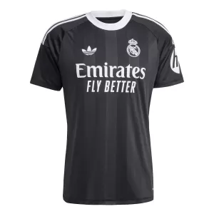 Camiseta Portero Real Madrid Thibaut Courtois 1 Niños 25/26 Negro