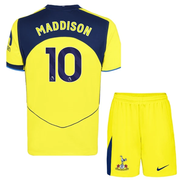 Camiseta Tottenham Hotspur James Maddison 10 Niños 3ª Equipación 25/26