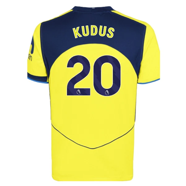 Camiseta Tottenham Hotspur Kudus 20 Hombre 3ª Equipación 25/26