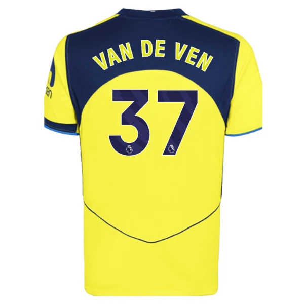 Camiseta Tottenham Hotspur Van De Ven 37 Niños 3ª Equipación 25/26