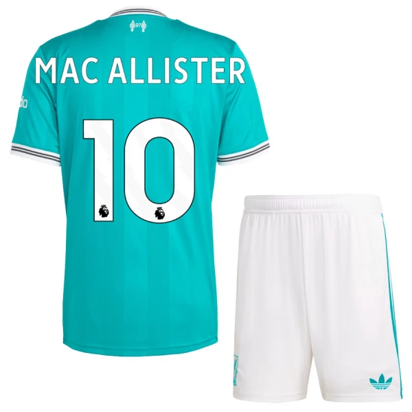Camiseta Liverpool Alexis Mac Allister 10 Niños 3ª Equipación 25/26