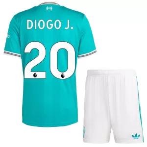 Camiseta Liverpool Diogo Jota 20 Niños 3ª Equipación 25/26