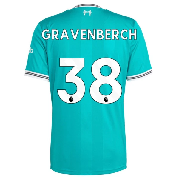 Camiseta Liverpool Gravenberch 38 Hombre 3ª Equipación 25/26