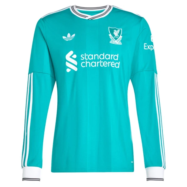 Camiseta Liverpool Hombre 3ª Equipación 25/26 Manga Larga Camiseta Liverpool Hombre 3ª Equipación 25/26 Manga Larga