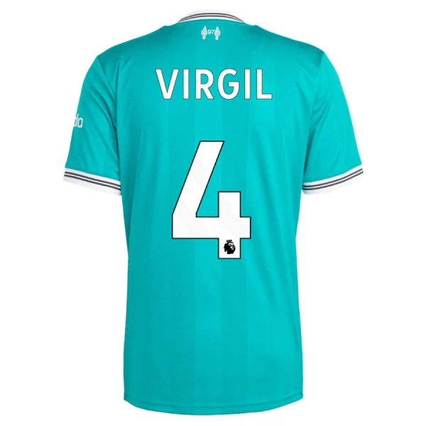Camiseta Liverpool Virgil van Dijk 4 Hombre 3ª Equipación 25/26