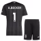 Camiseta Portero Liverpool Alisson Becker 1 Niños 25/26 Negro