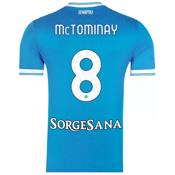 Camiseta Nápoles McTominay 8 Hombre 1ª Equipación 25/26