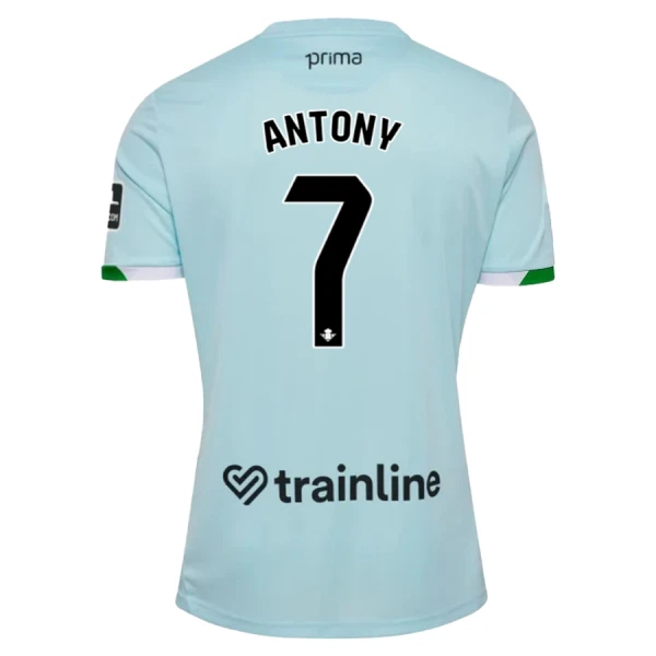Camiseta Real Betis Antony 7 Hombre 2ª Equipación 25/26