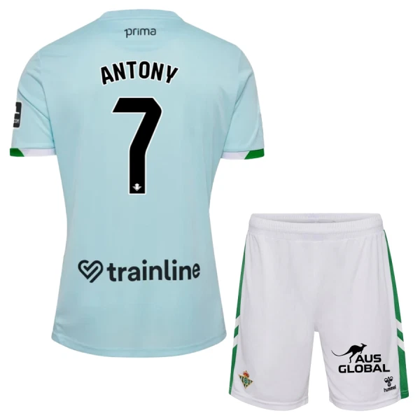 Camiseta Real Betis Antony 7 Niños 2ª Equipación 25/26