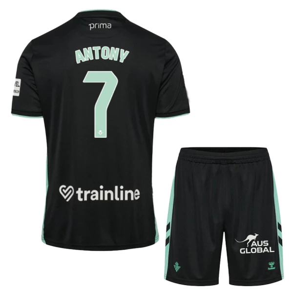 Camiseta Real Betis Antony 7 Niños 3ª Equipación 25/26