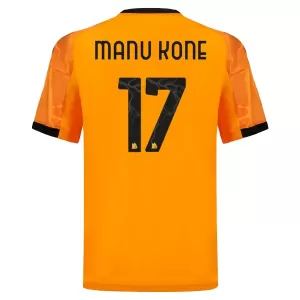 Camiseta AS Roma Manu Kone 17 Hombre 2ª Equipación 25/26