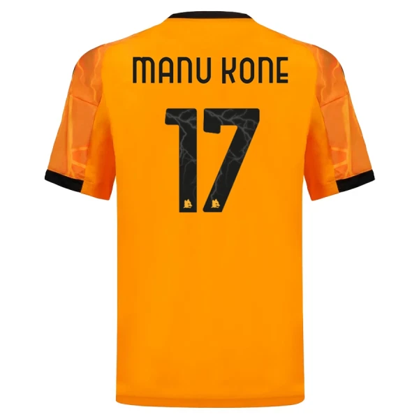 Camiseta AS Roma Manu Kone 17 Hombre 2ª Equipación 25/26