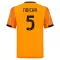Camiseta AS Roma Ndicka 5 Hombre 2ª Equipación 25/26