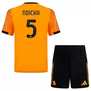 Camiseta AS Roma Ndicka 5 Niños 2ª Equipación 25/26