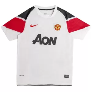 Camiseta Manchester United 2010-11 Hombre 2ª Equipación Retro