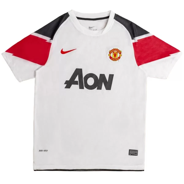 Camiseta Manchester United 2010-11 Hombre 2ª Equipación Retro Camiseta Manchester United 2010-11 Hombre 2ª Equipación Retro