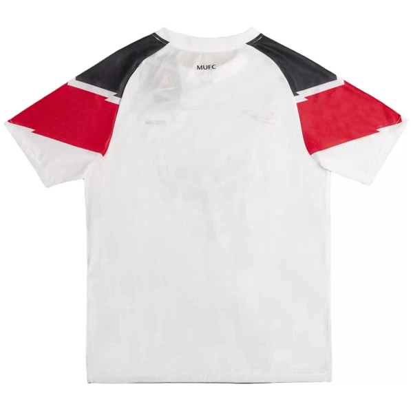 Camiseta Manchester United 2010-11 Hombre 2ª Equipación Retro