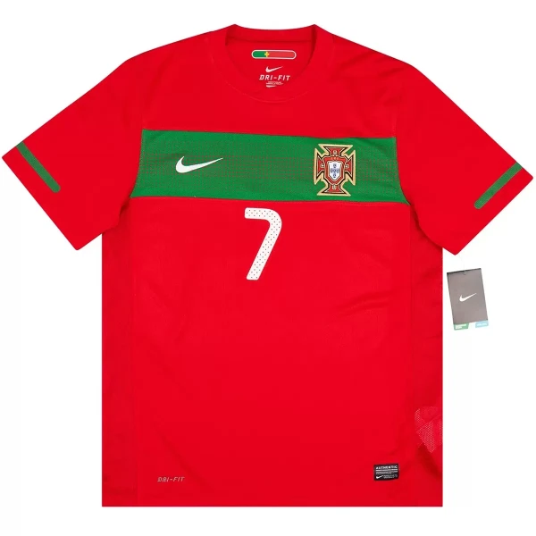 Camiseta Portugal Cristiano Ronaldo 7 2010 Hombre 1ª Equipación Retro