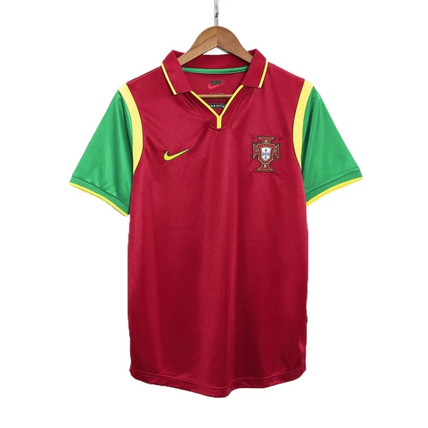 Camiseta Portugal Hombre 1ª Equipación Retro 1998 Camiseta Portugal Hombre 1ª Equipación Retro 1998