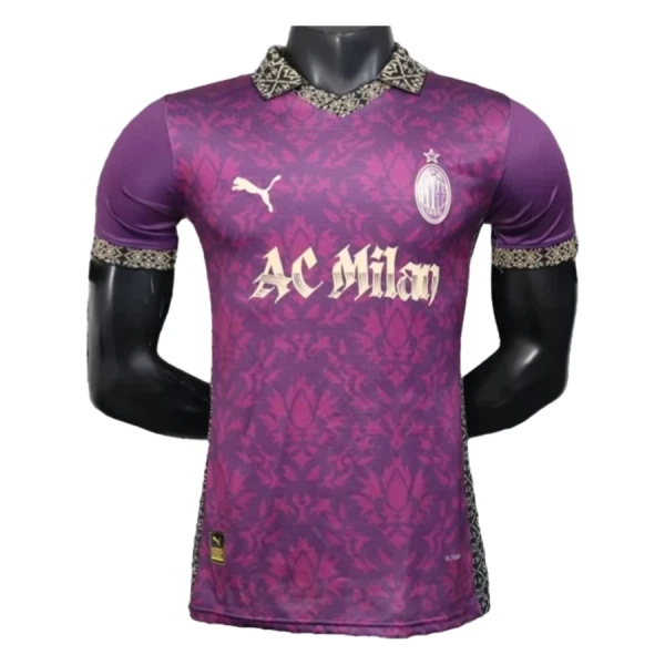 Camiseta AC Milan Hombre 25/26 Púrpura Edición Especial Camiseta AC Milan Hombre 25/26 Púrpura Edición Especial