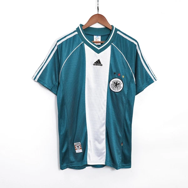 Camiseta Alemania Hombre 2ª Equipación Retro 1998 Camiseta Alemania Hombre 2ª Equipación Retro 1998