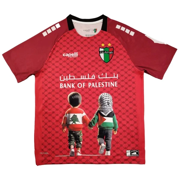 Camiseta Club Deportivo Palestino Hombre 2025 Rojo Edición Especial Camiseta Club Deportivo Palestino Hombre 2025 Rojo Edición Especial