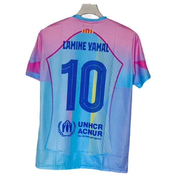 Camiseta FC Barcelona Lamine Yamal 10 Hombre 25/26 Azul Edición Especial Camiseta FC Barcelona Lamine Yamal 10 Hombre 25/26 Azul Edición Especial