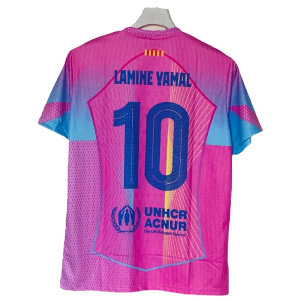 Camiseta FC Barcelona Lamine Yamal 10 Hombre 25/26 Rojo Edición Especial Camiseta FC Barcelona Lamine Yamal 10 Hombre 25/26 Rojo Edición Especial