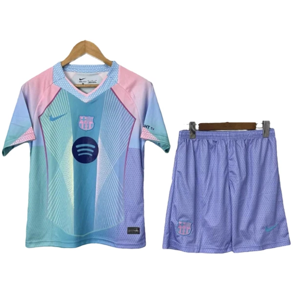 Camiseta FC Barcelona Niños 25/26 Azul Edición Especial Camiseta FC Barcelona Niños 25/26 Azul Edición Especial