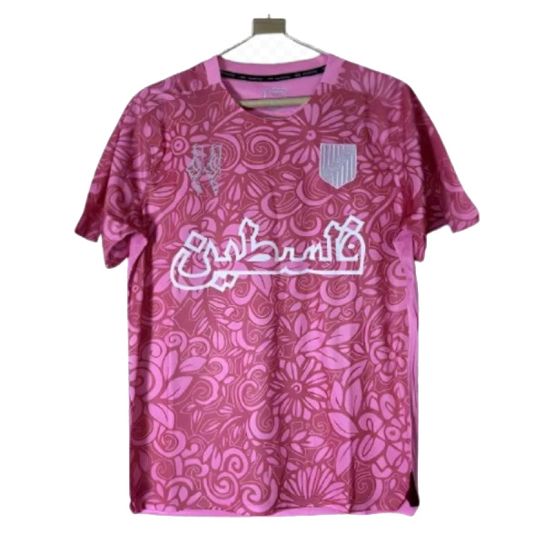Camiseta FC Palestina X Farrah Azam Hombre 25/26 Rosa Camiseta FC Palestina X Farrah Azam Hombre 25/26 Rosa