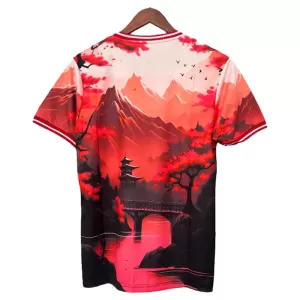Camiseta Japón Hombre 2025 Rojo Edición Especial
