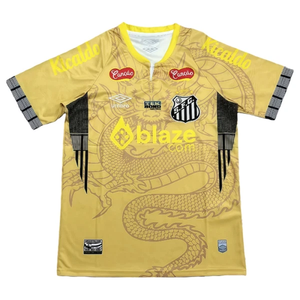 Camiseta Santos FC Hombre Dragón 25/26 Amarillo Camiseta Santos FC Hombre Dragón 25/26 Amarillo