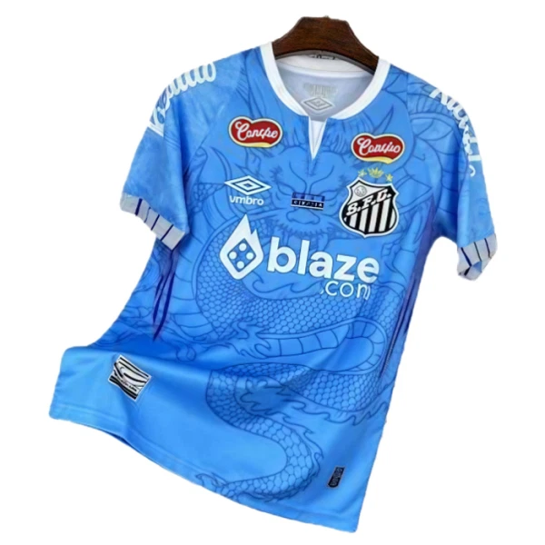 Camiseta Santos FC Hombre Dragón 25/26 Azul Camiseta Santos FC Hombre Dragón 25/26 Azul