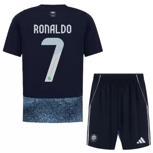 Camiseta Al-Nassr FC Cristiano Ronaldo 7 Niños 2ª Equipación 25/26