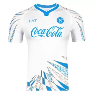 Camiseta Nápoles Pre-Match Hombre 25/26 Blanco Camiseta Nápoles Pre-Match Hombre 25/26 Blanco