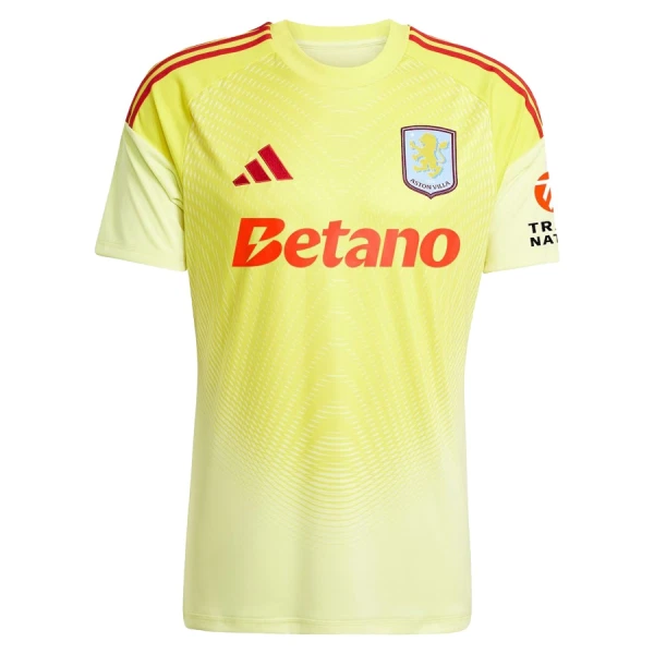Camiseta Portero Aston Villa Hombre 25/26 Amarillo Camiseta Portero Aston Villa Hombre 25/26 Amarillo