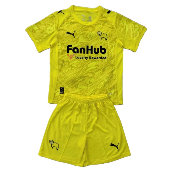 Camiseta Portero Derby County Niños 25/26 Amarillo