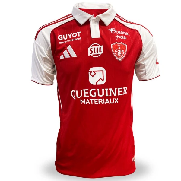 Camiseta Stade Brestois Hombre 1ª Equipación 25/26 Camiseta Stade Brestois Hombre 1ª Equipación 25/26