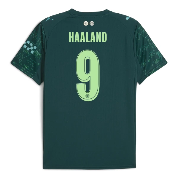 Camiseta Manchester City Erling Haaland 9 Hombre 4ª Equipación EA Sport 25/26