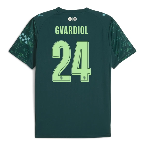 Camiseta Manchester City Josko Gvardiol 24 Hombre 4ª Equipación EA Sport 25/26 Camiseta Manchester City Josko Gvardiol 24 Hombre 4ª Equipación EA Sport 25/26