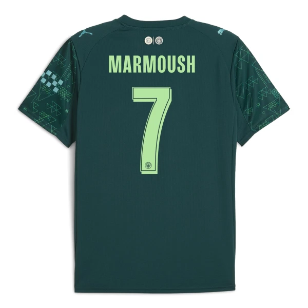 Camiseta Manchester City Marmoush 7 Hombre 4ª Equipación EA Sport 25/26 Camiseta Manchester City Marmoush 7 Hombre 4ª Equipación EA Sport 25/26