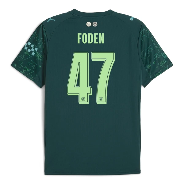 Camiseta Manchester City Phil Foden 47 Hombre 4ª Equipación EA Sport 25/26