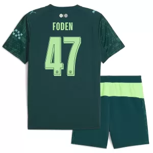 Camiseta Manchester City Phil Foden 47 Niños 4ª Equipación EA Sport 25/26