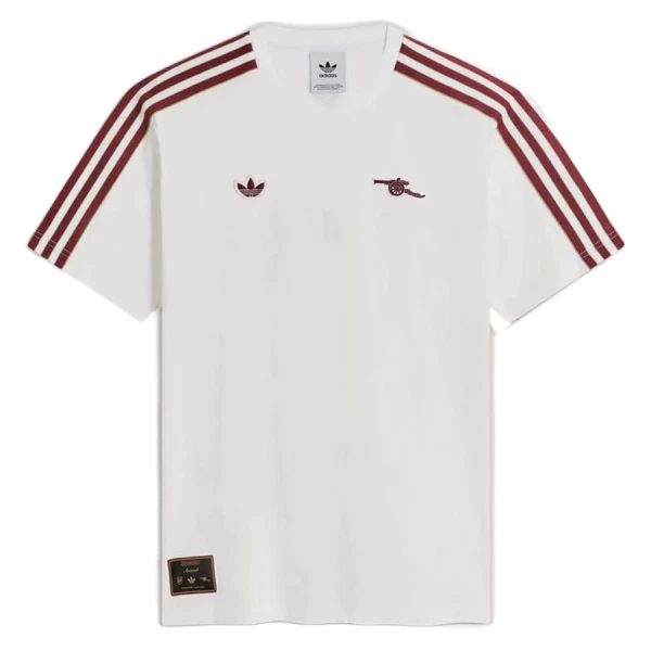 Camiseta Arsenal Terrace Icons Hombre 25/26 Blanco Camiseta Arsenal Terrace Icons Hombre 25/26 Blanco