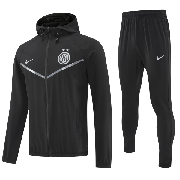 Chaqueta De Entrenamiento Con Capucha Inter de Milán Hombre 25/26 Negro Chaqueta De Entrenamiento Con Capucha Inter de Milán Hombre 25/26 Negro
