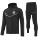 Chaqueta De Entrenamiento Con Capucha Inter de Milán Hombre 25/26 Negro Chaqueta De Entrenamiento Con Capucha Inter de Milán Hombre 25/26 Negro