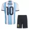 Camiseta Argentina Lionel Messi 10 Niños 1ª Equipación Mundial 2026