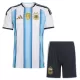 Camiseta Argentina Niños 1ª Equipación Mundial 2026