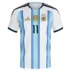 Camiseta Argentina Ángel Di María 11 Hombre 1ª Equipación Mundial 2026